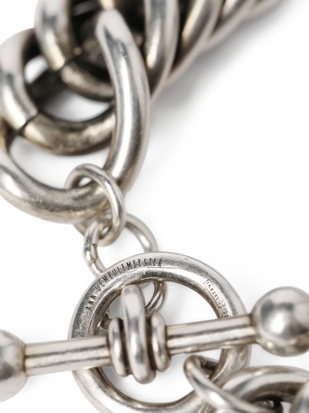  Ann Demeulemeester Pavel Chain Bracelet - Silver 