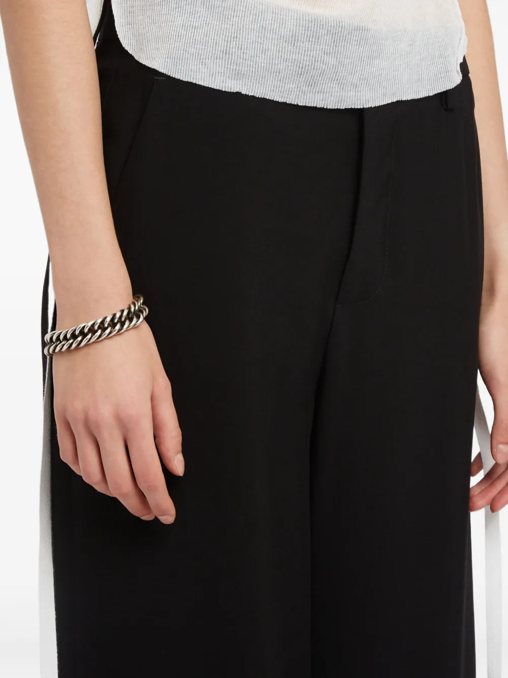Ann Demeulemeester Pavel schakelarmband - Zilver
