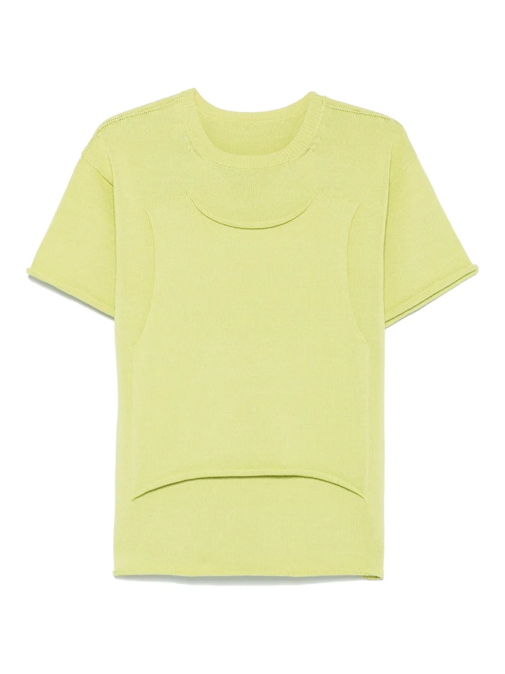 Issey Miyake playera tejida | verde | Image 1
