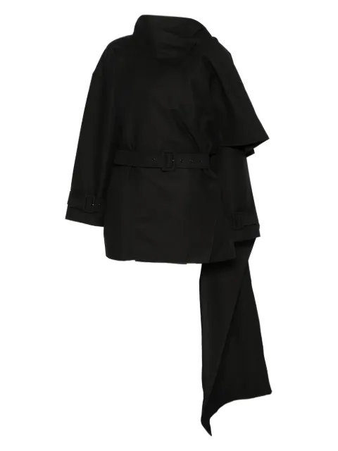 ENTIRE STUDIOS belted cape coat