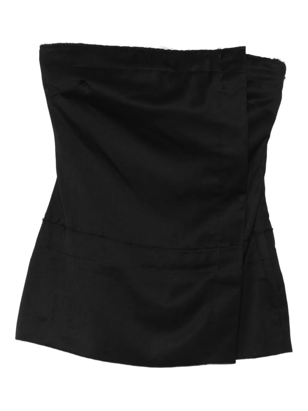 ENTIRE STUDIOS asymmetrical tube top | Black | Image 1