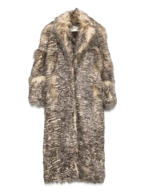 ENTIRE STUDIOS Coco tiger-print faux-fur coat