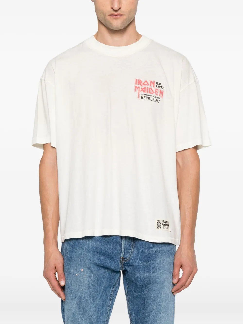 Represent Iron Maiden Anniversary T-shirt Beige