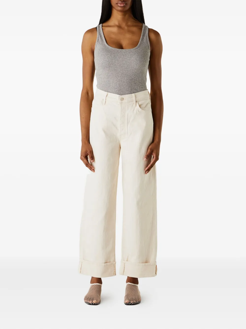 MOTHER Spitfire jeans - Wit