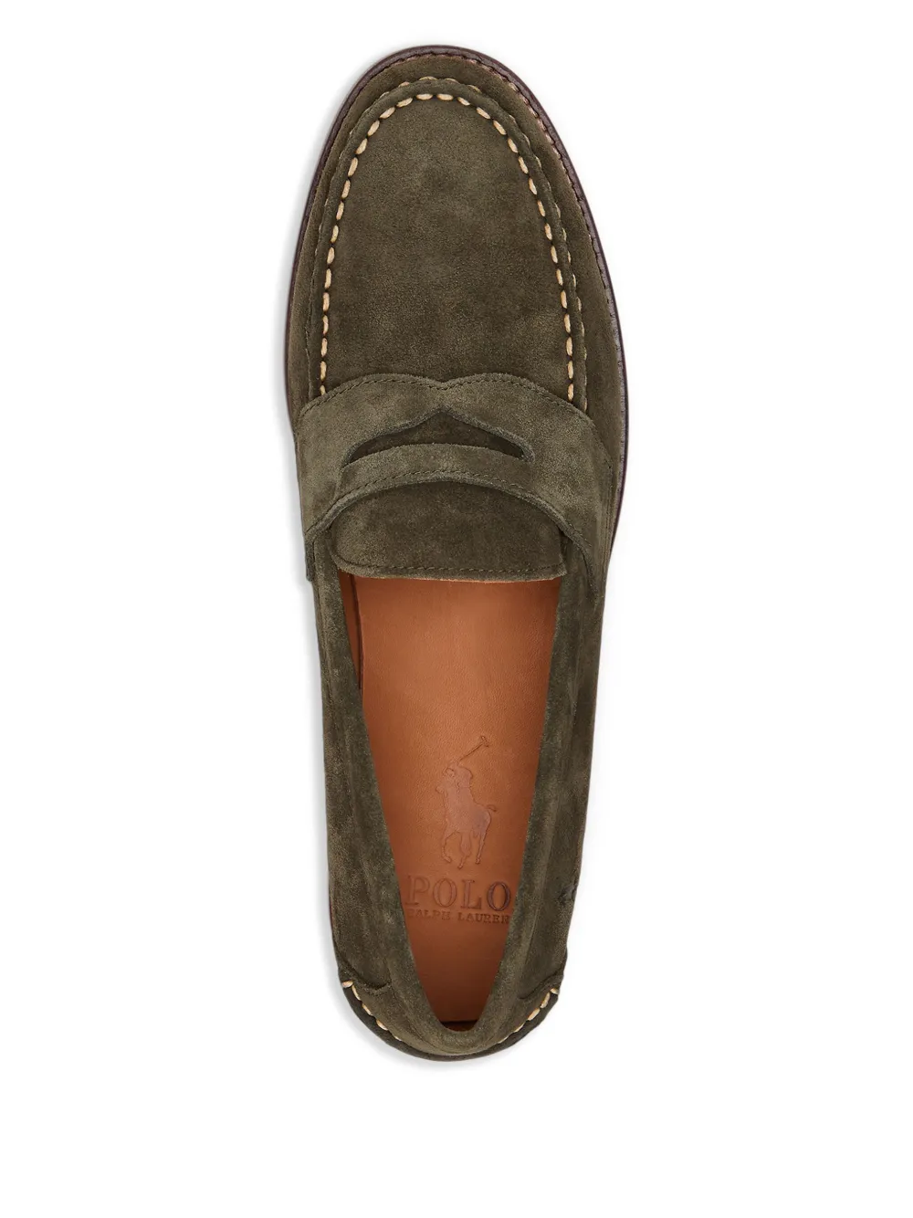 Polo Ralph Lauren Alston suède loafers Groen