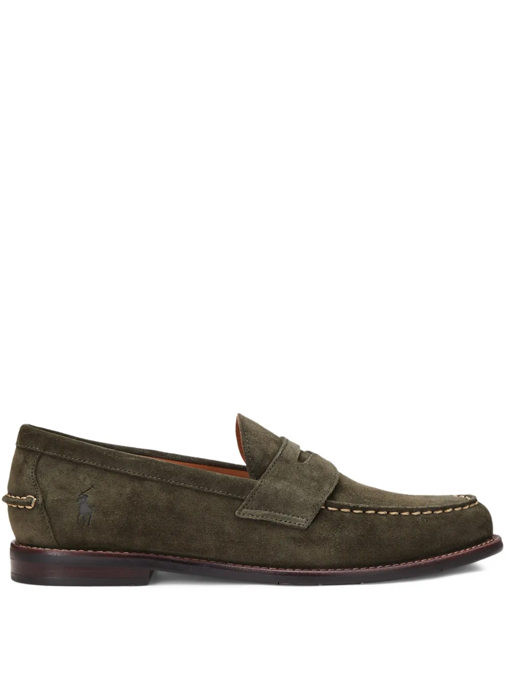 Polo Ralph Lauren Mocassini Alston in pelle scamosciata - Verde