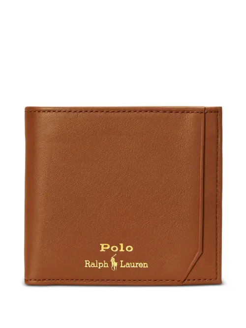 Portefeuille médium en cuir - Polo Ralph Lauren - Modalova