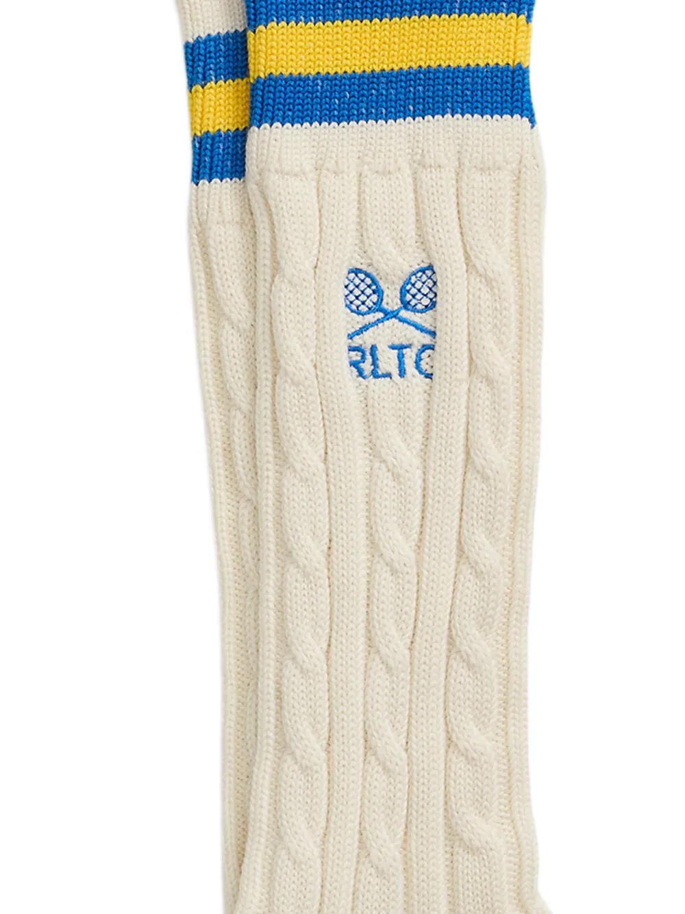 Polo Ralph Lauren cable-knit knee-high socks | Image 2