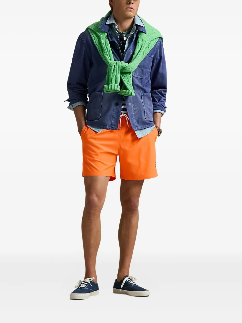 Polo Ralph Lauren Effen zwembroek Oranje