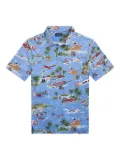 Polo Ralph Lauren Polo Bear mesh polo shirt - Blue