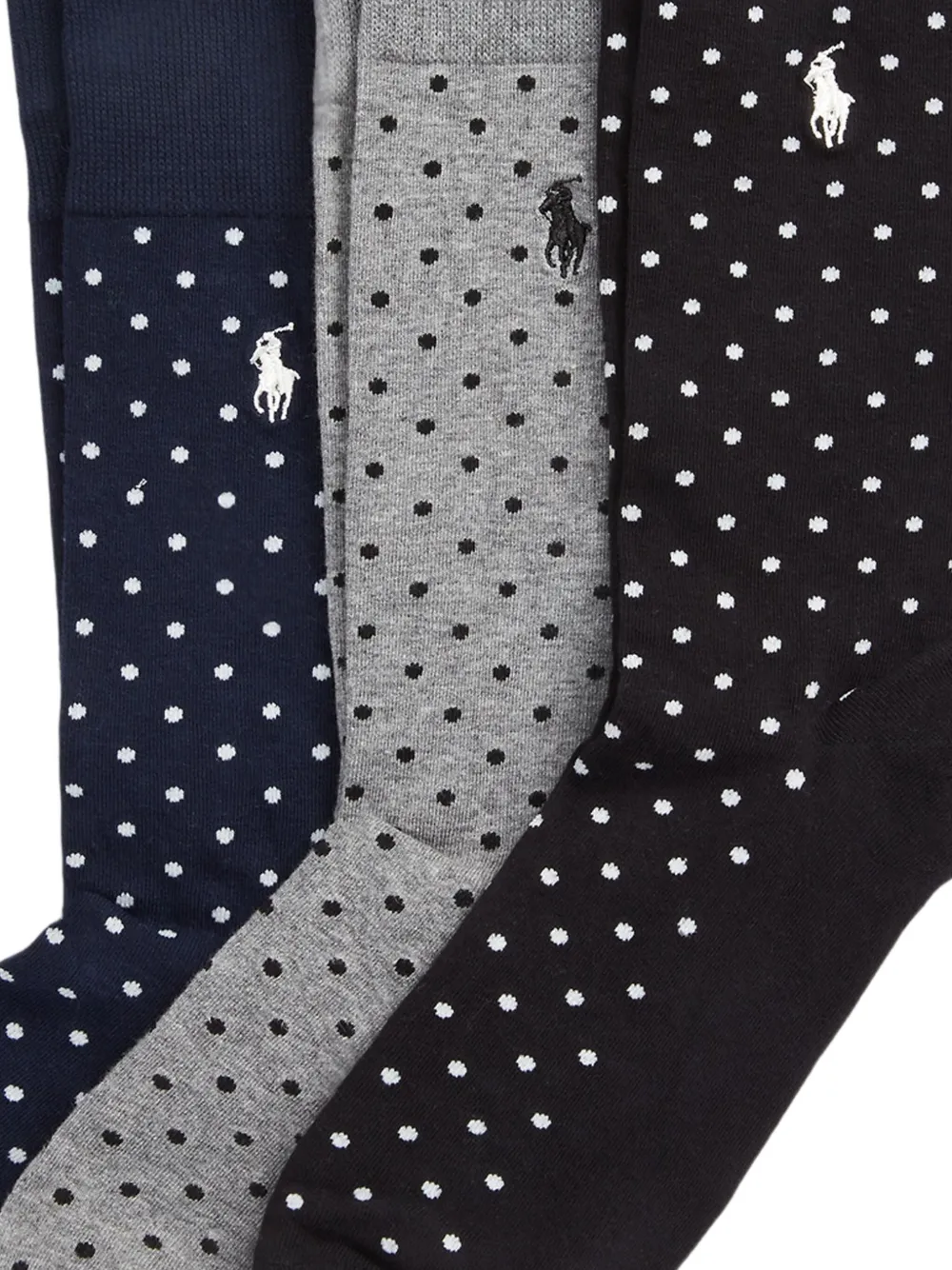 Polo Ralph Lauren Drie paar sokken met logo Blauw