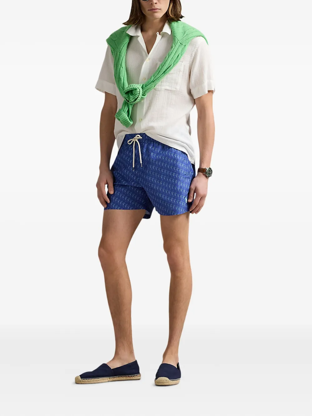 Polo Ralph Lauren Effen zwembroek Blauw