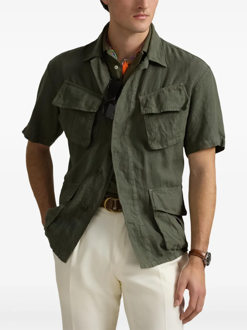 Polo Ralph Lauren Linnen overhemd Groen
