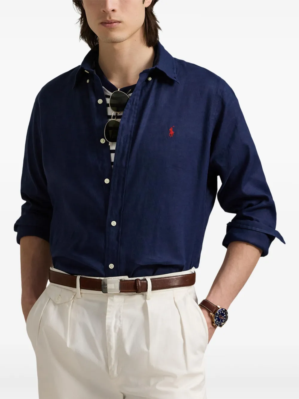 Polo Ralph Lauren Polo Pony overhemd Blauw