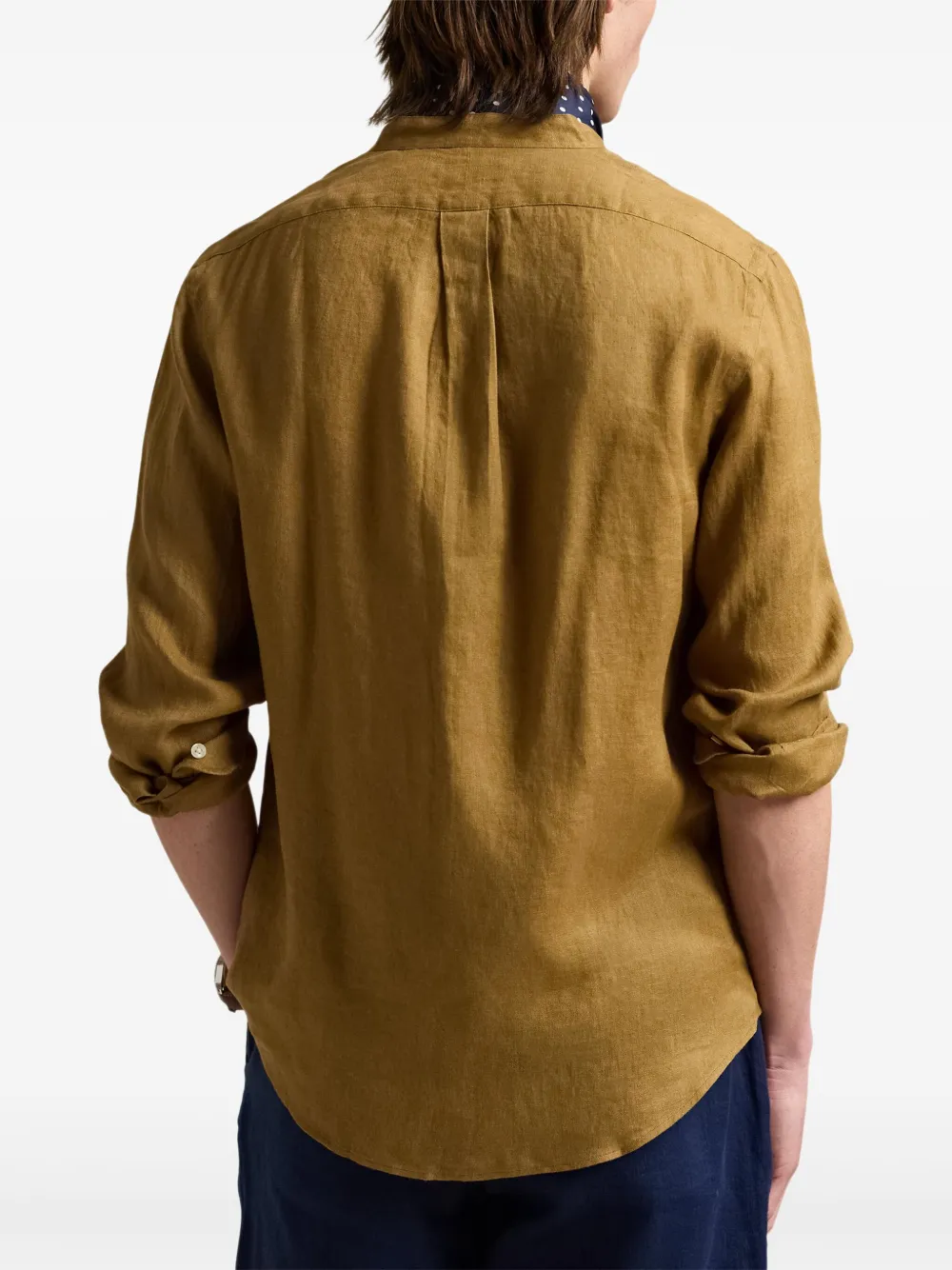 Polo Ralph Lauren Linnen overhemd Bruin