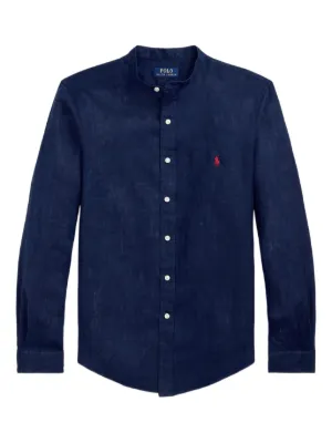 Polo by Ralph Lauren ロングスリーブポロ リネン混　ネイビー Polo by Ralph Lauren ロングスリーブポロ リネン混 ネイビー Polo