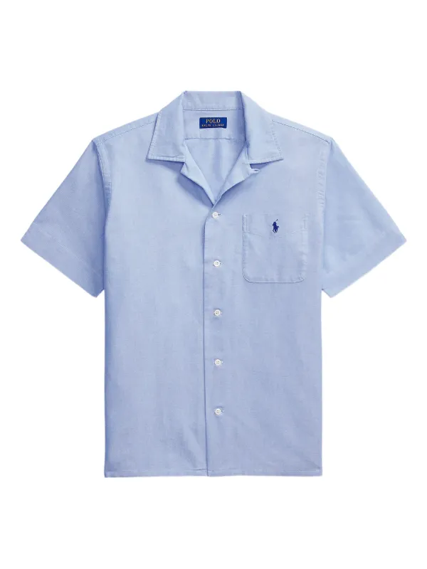 Ralph Lauren オープンカラーシャツ　Camp Shirt Polo Ralph Lauren Camp シャツ | ブルー | FARFETCH JP