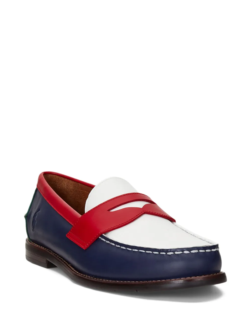 Polo Ralph Lauren Alston leren loafers Wit
