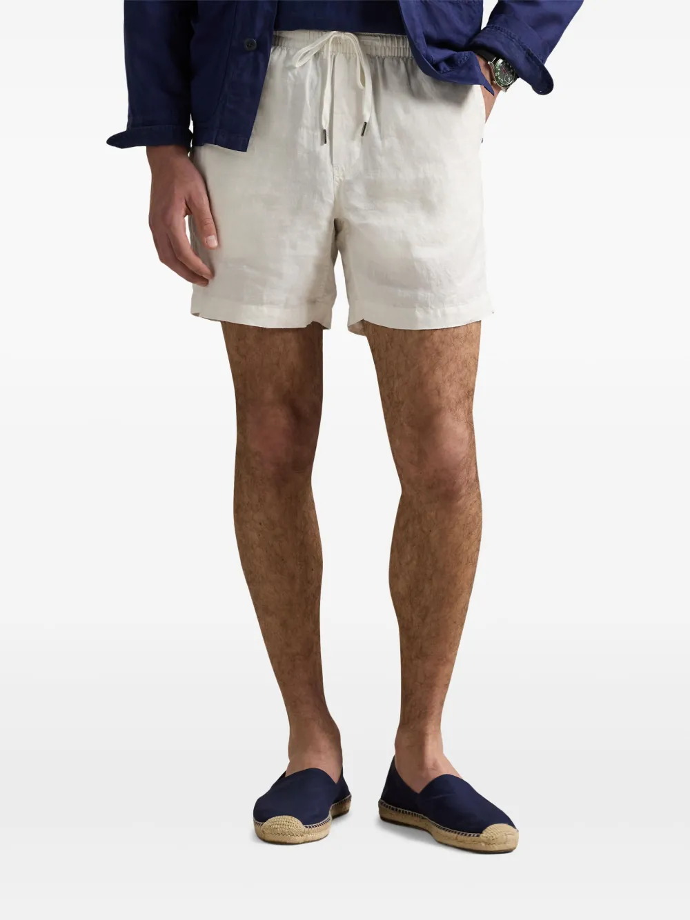 Polo Ralph Lauren Linnen shorts Wit