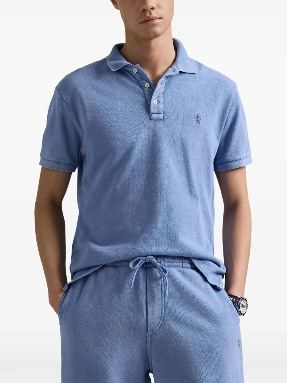 Polo Ralph Lauren Poloshirt met Polo Pony-patroon Blauw