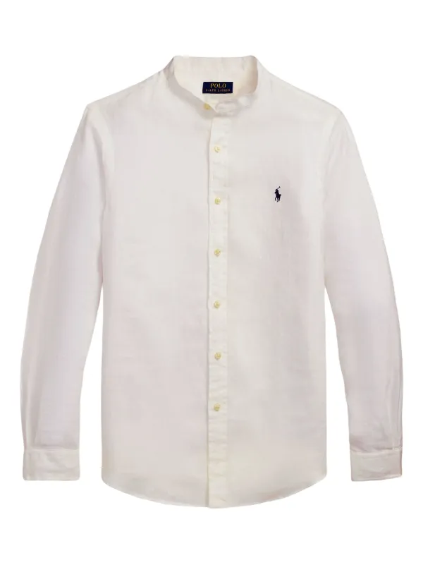 トップス Ralph Lauren linen shirt White Polo Ralph Lauren Oversize Fit Linen Shirt | Neiman Marcus
