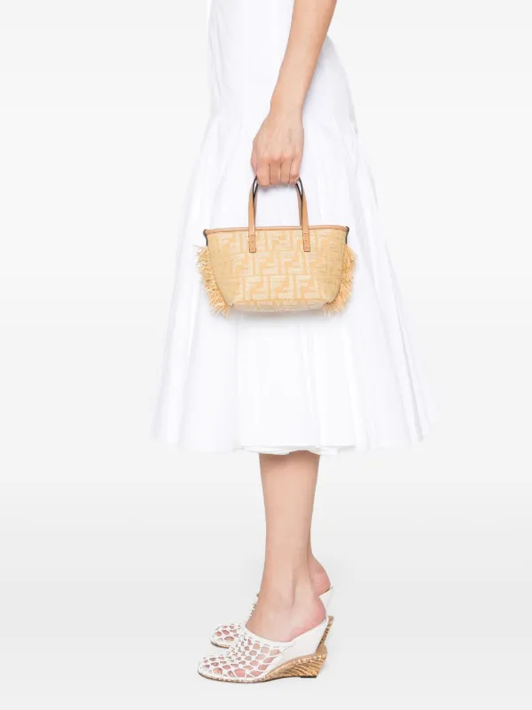 FENDI Mini Roll Tote Bag | Neutrals | FARFETCH