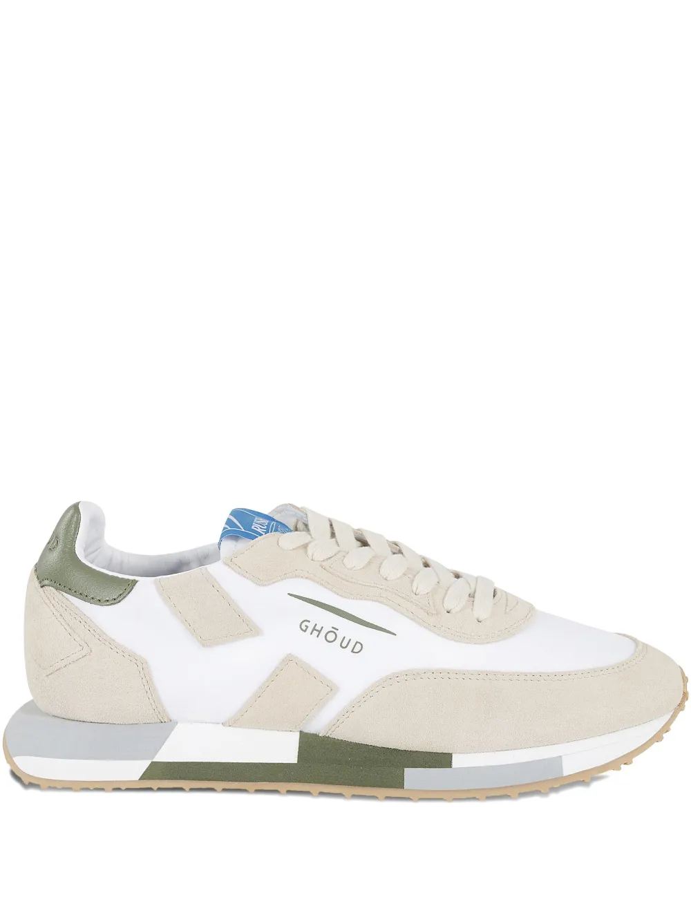 GHŌUD Rush Starter suede nylon sneakers White