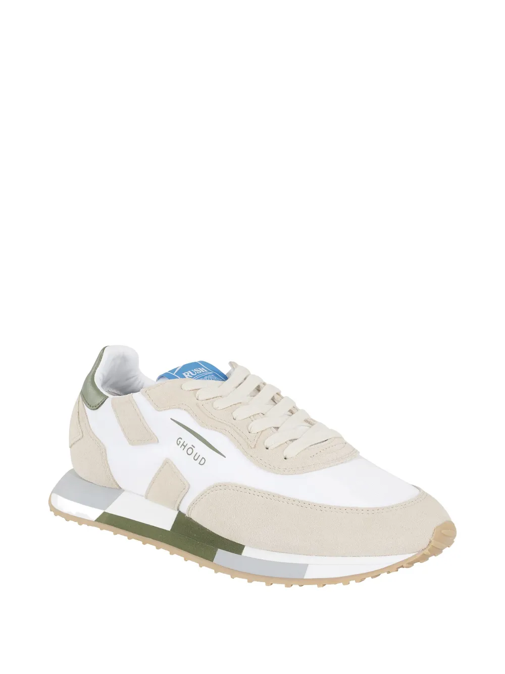 GHŌUD Rush Starter suede nylon sneakers White