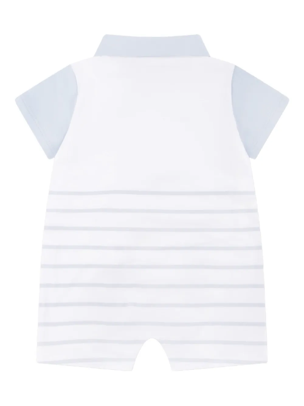 Fay Kids Gestreept romperset met korte mouwen Blauw