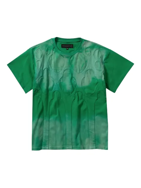 Who Decides War cutout tie-dye T-shirt
