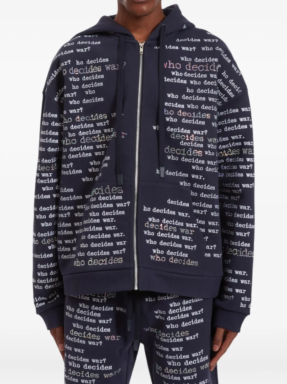 Who Decides War Scripture zip-up hoodie | Hoodies | Image 2