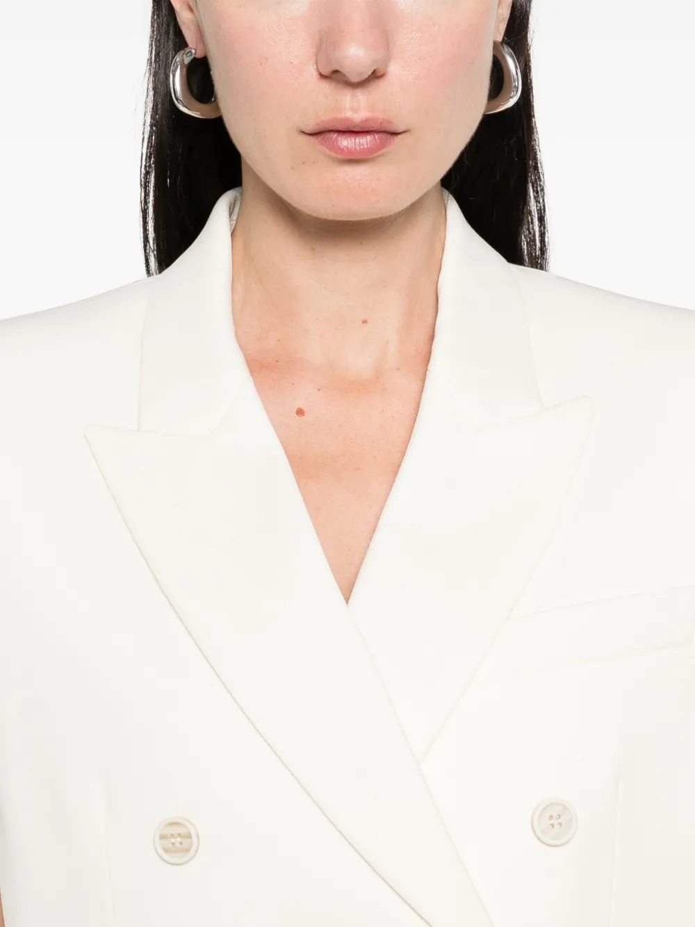 WARDROBE.NYC Gilet met dubbele rij knopen Wit