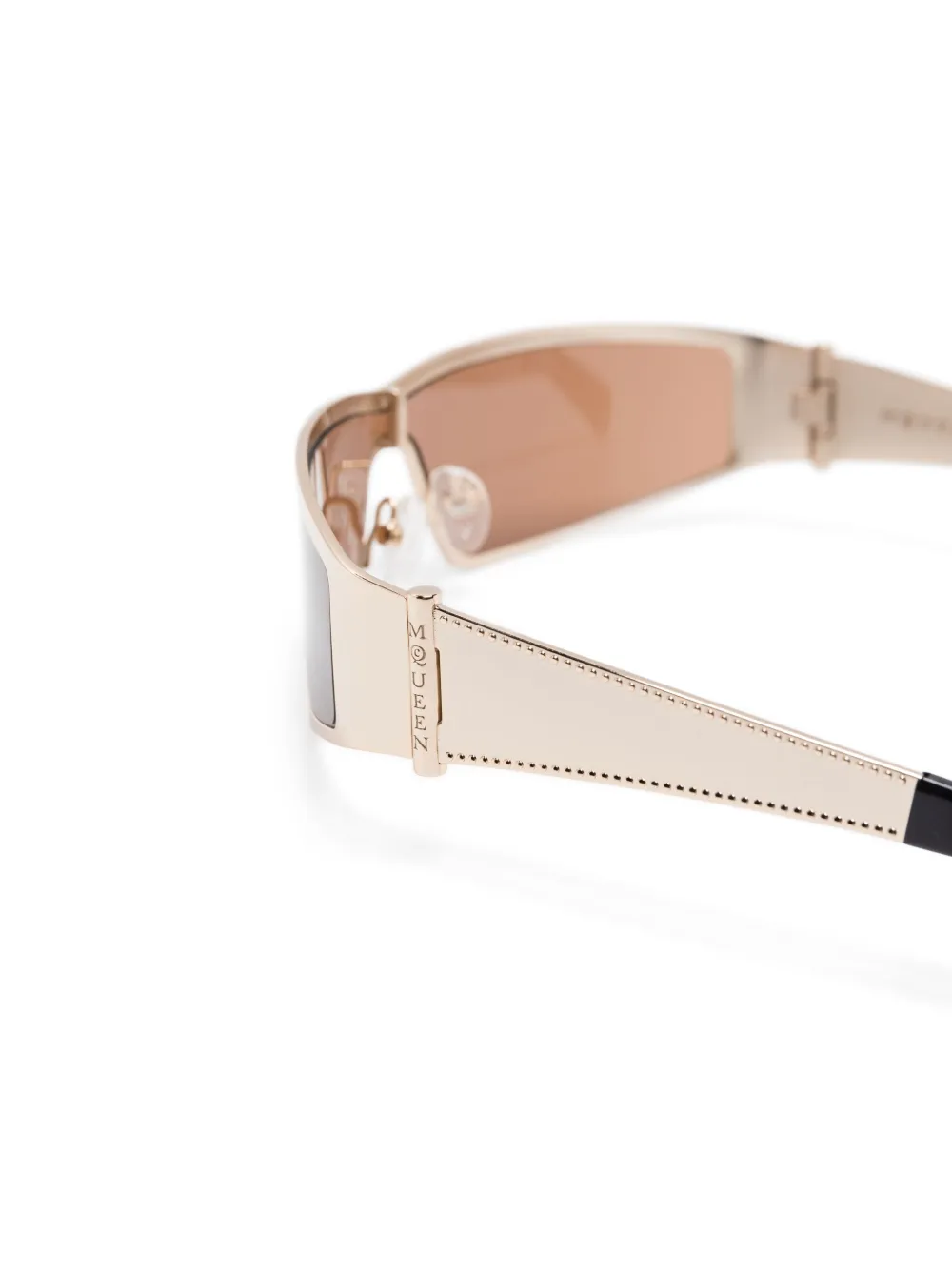 Alexander McQueen Eyewear AM0491S 003 zonnebril Goud