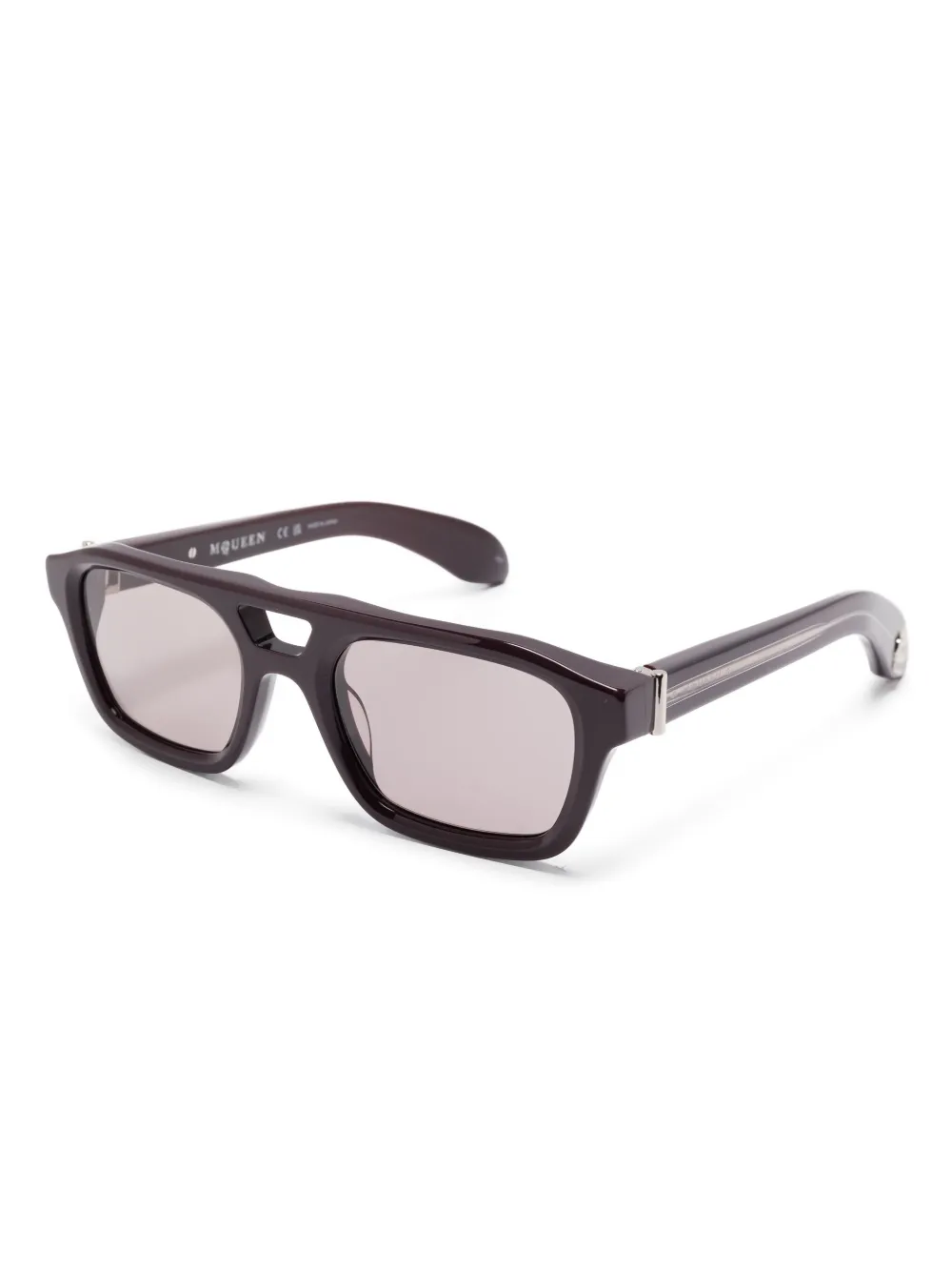 Alexander McQueen AM0505S 004 bril - Paars