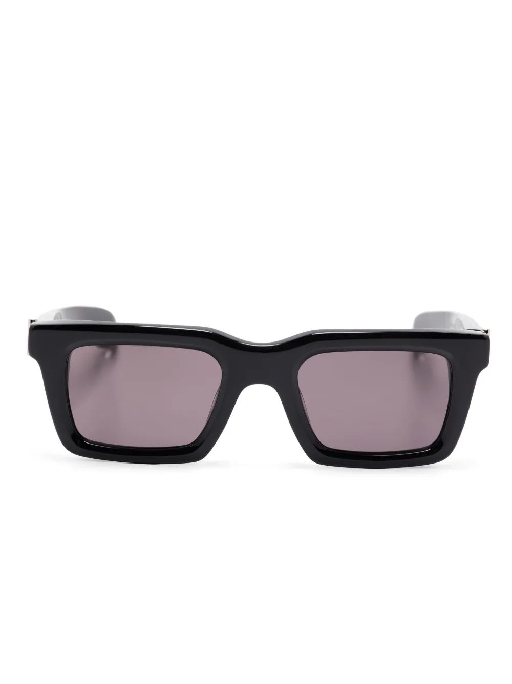 Alexander McQueen Eyewear Zonnebril met vierkant montuur Zwart