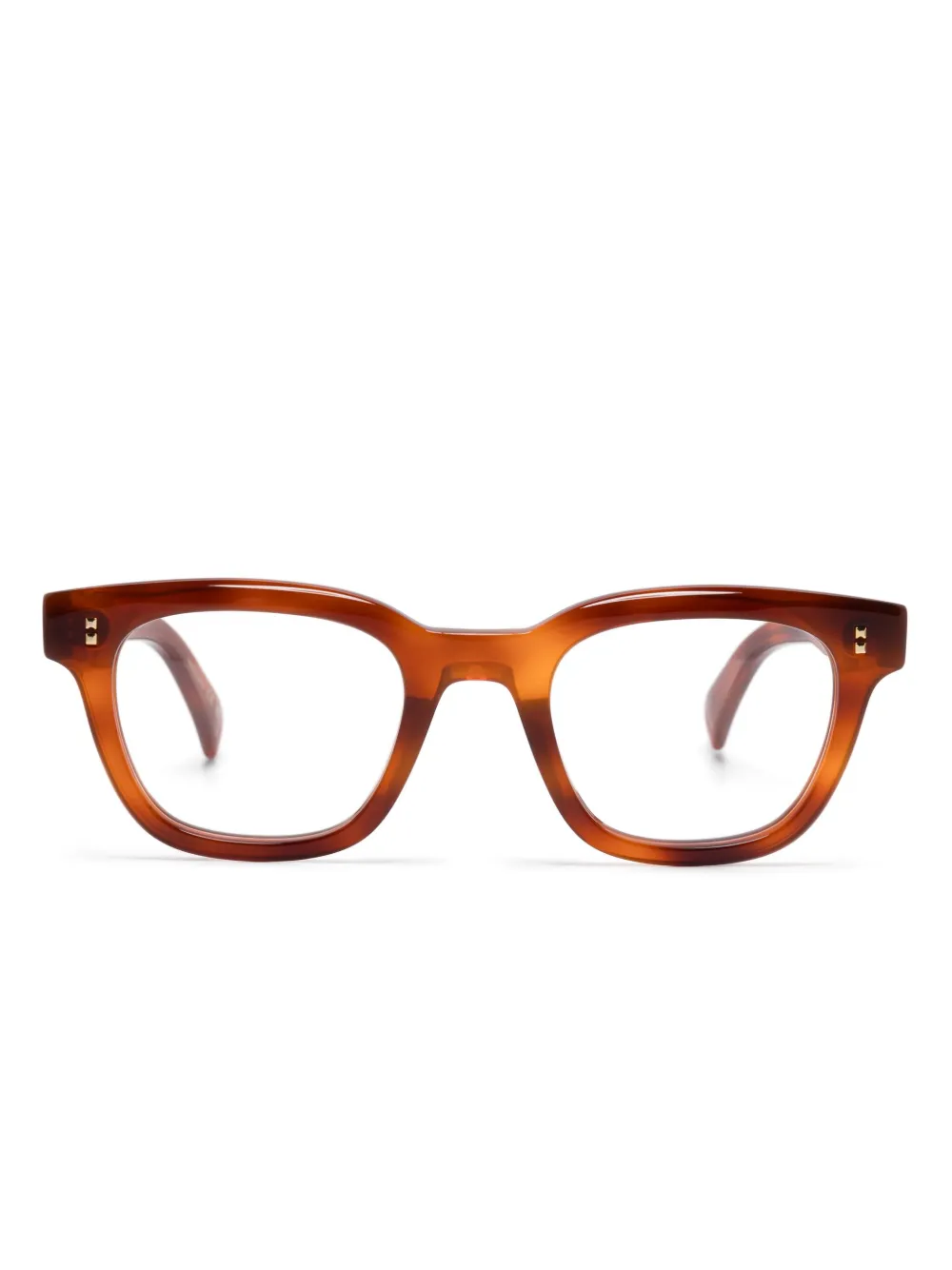 Dunhill lunettes de vue à monture carrée | marron | Image 1