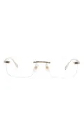 Dunhill square-frame glasses - Gold