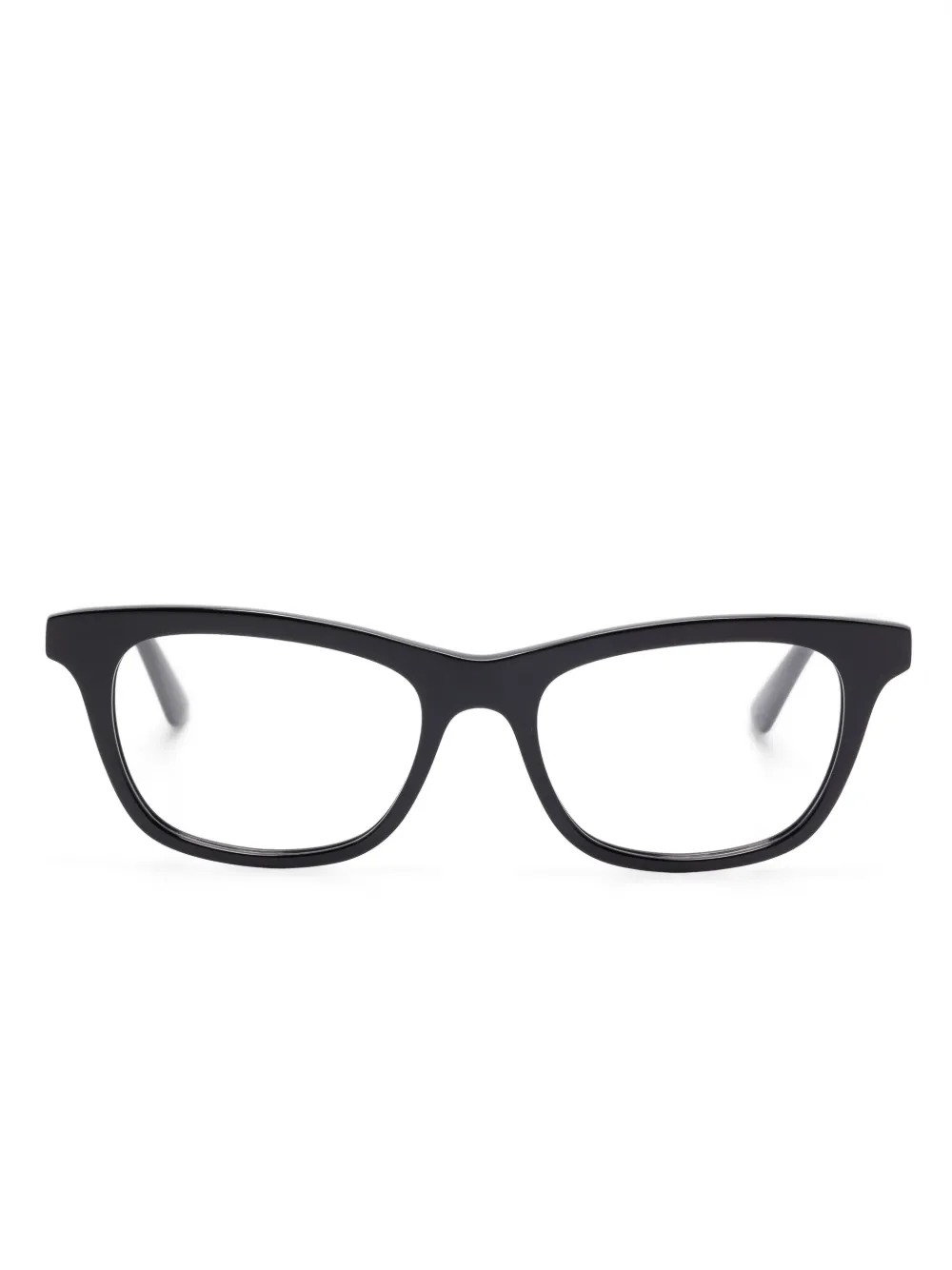 Alexander McQueen square-frame glasses | Black | Image 1