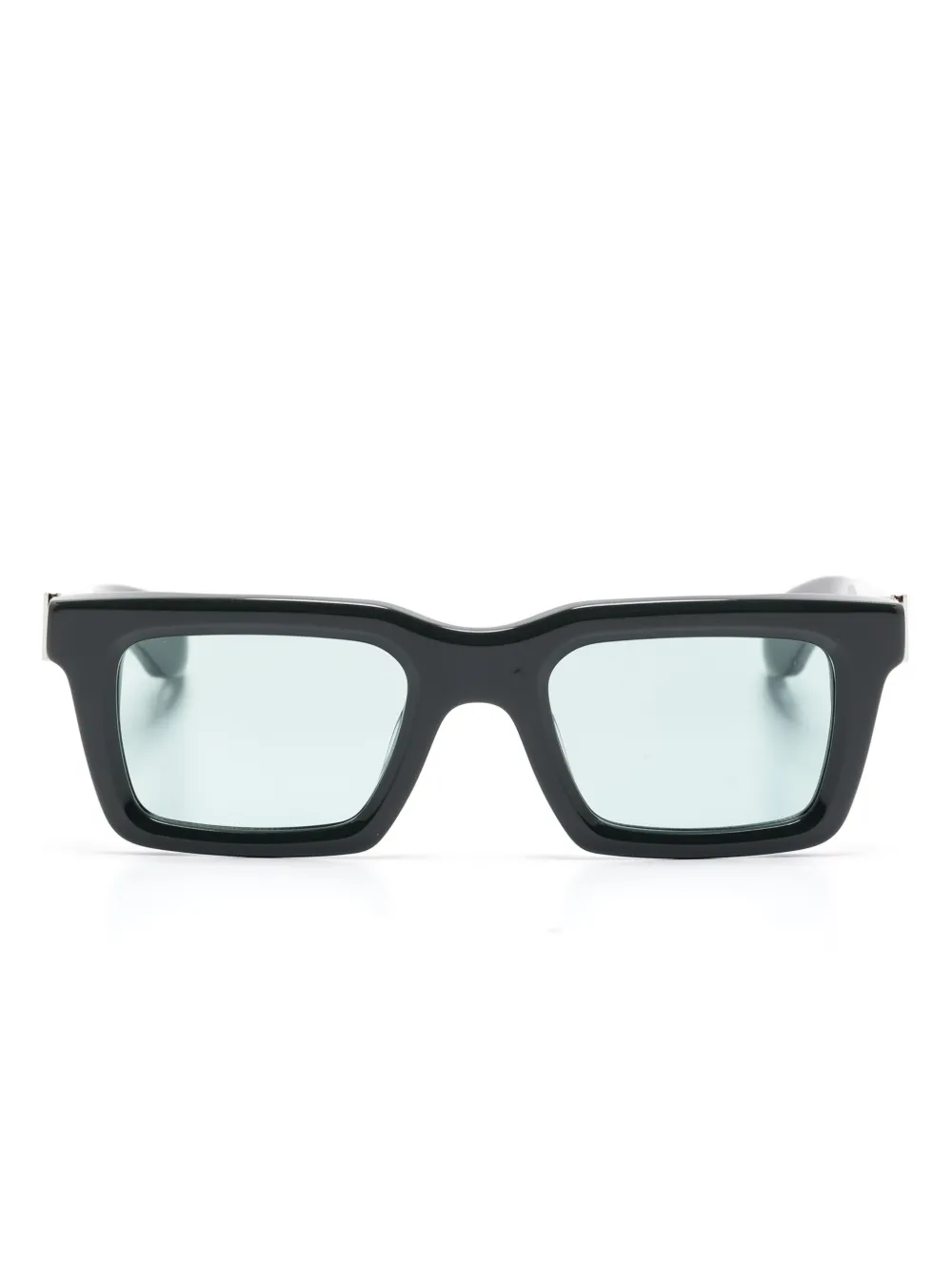 Alexander McQueen rectangle-frame sunglasses | Green | Image 1