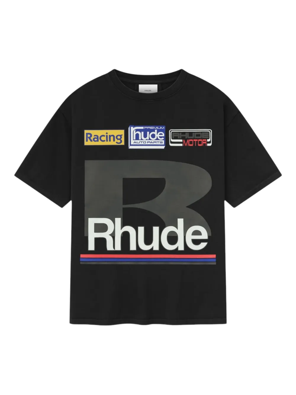 RHUDE playera con logo estampado | negro | Image 1