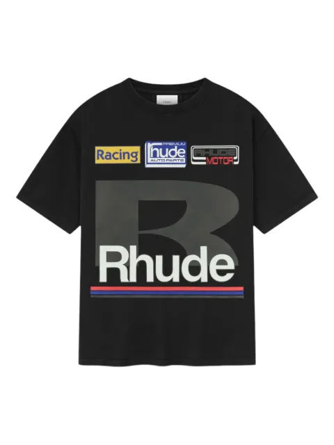 RHUDE playera con logo estampado