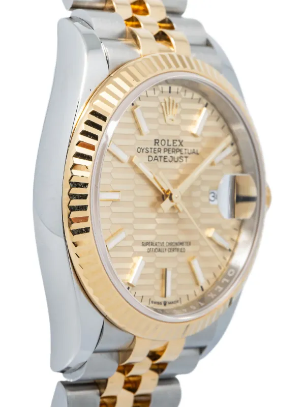 Rolex pre-owned Datejust 36mm Gold FARFETCH PH