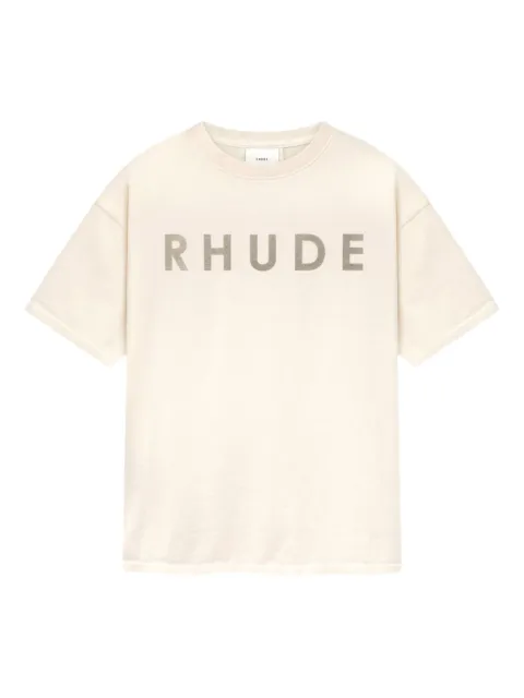 RHUDE distressed-effect T-shirt
