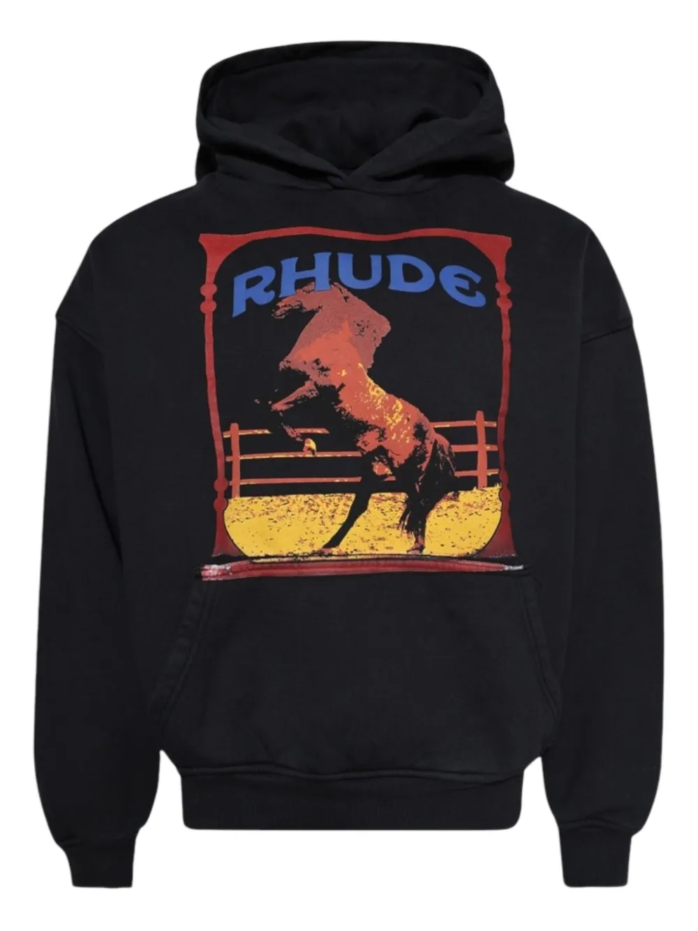 RHUDE hoodie Cadre | negro | Image 1