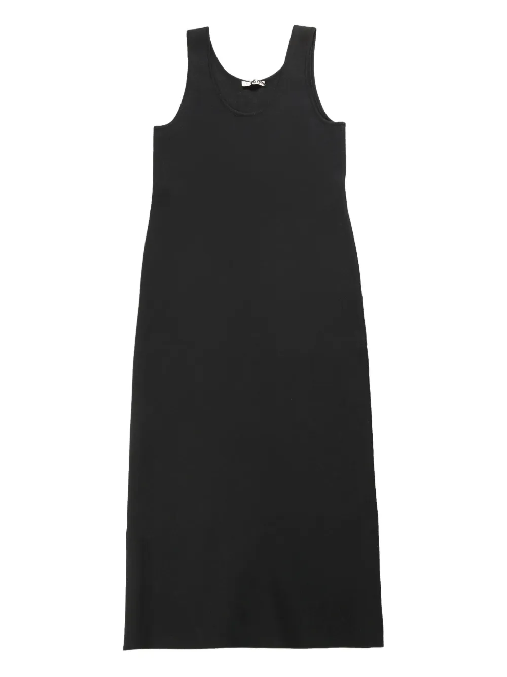 Auralee sleeveless midi dress - ブラック Auralee sleeveless midi dress - ブラック