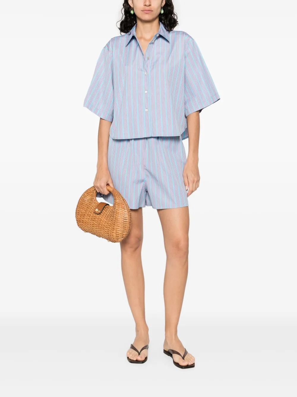 Forte Forte shorts con motivo de rayas | Shorts | Image 2