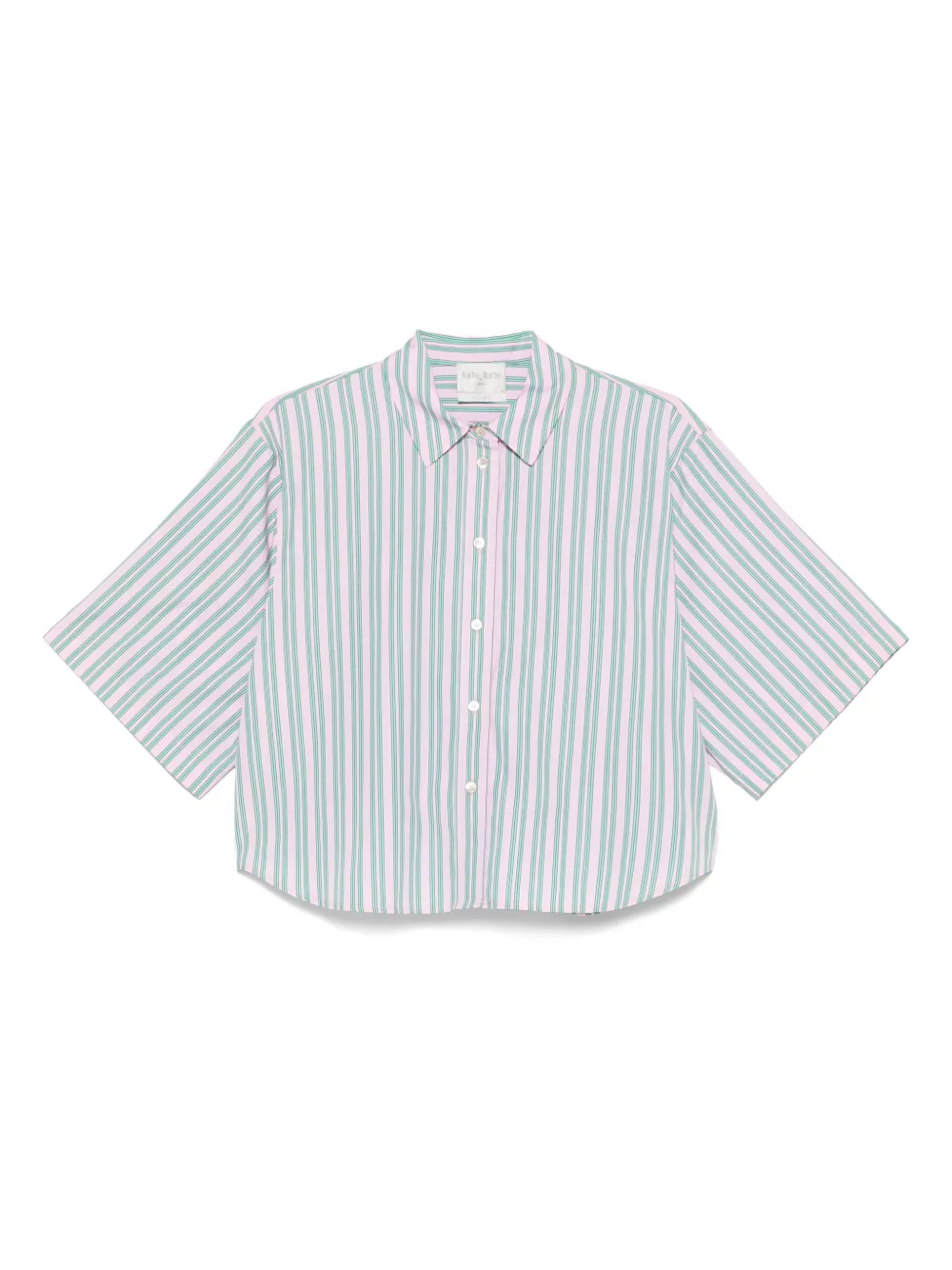 Forte Gestreept blouse Roze