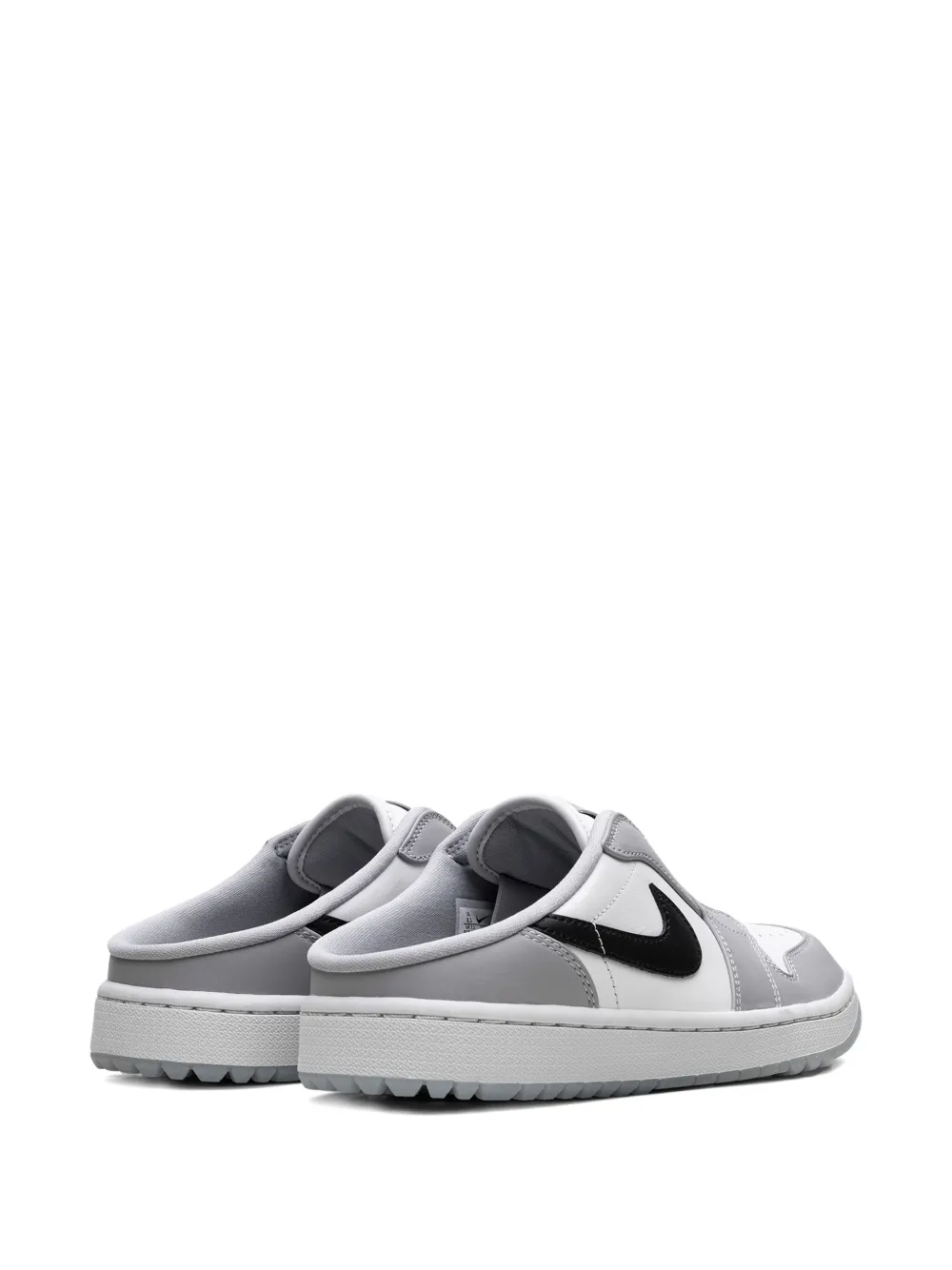 Jordan Air 1 Low Golf "Wolf Grey Sail Photon Dust Black" slides