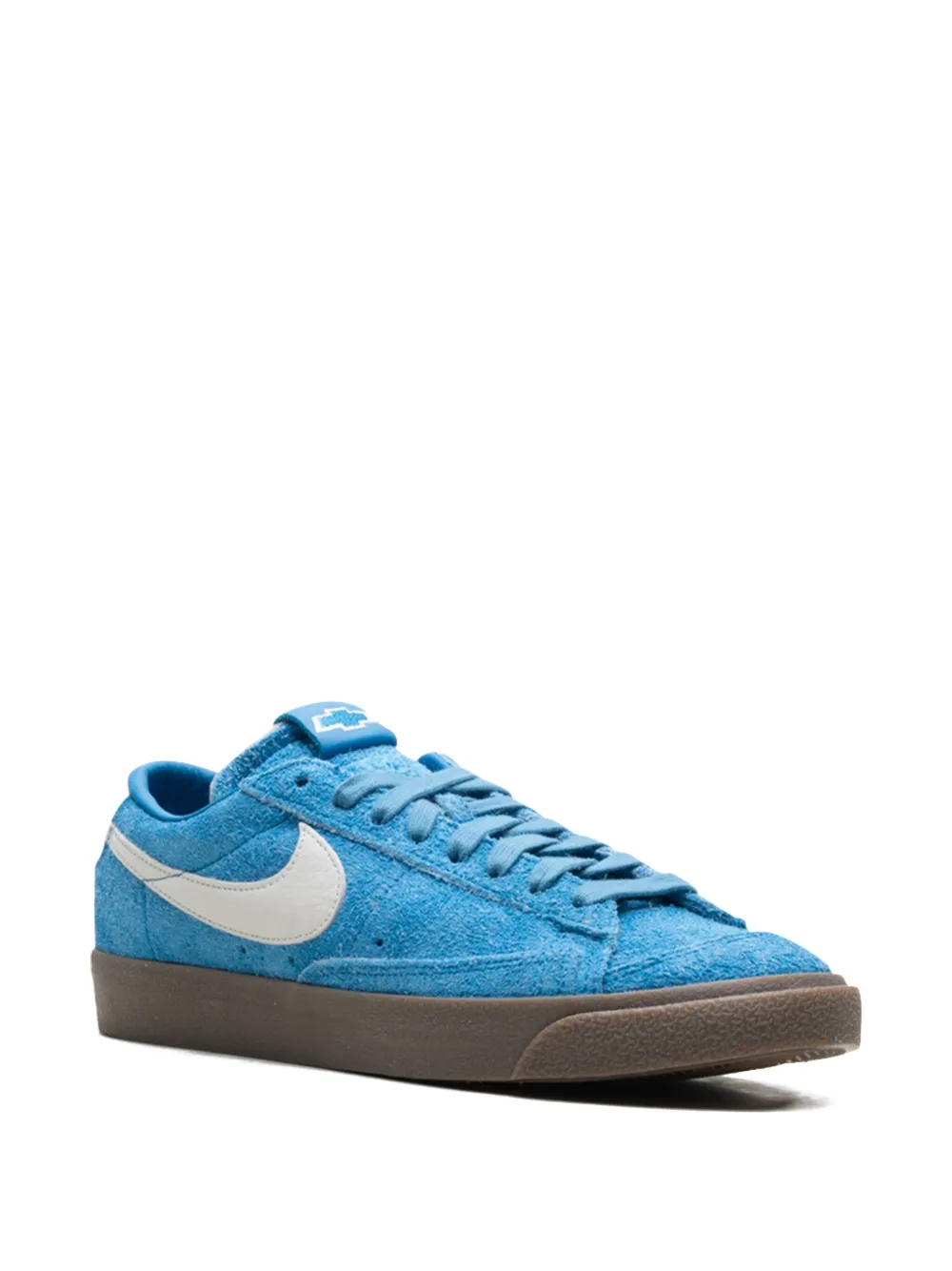 Nike Blazer Low "Surf Blue Sail Gum Dark Brown" sneakers
