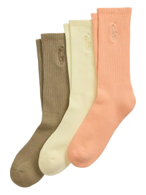 Polo Ralph Lauren logo socks (set of three)